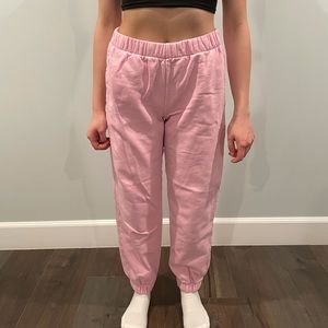 Brandy Melville Rosa Sweatpants